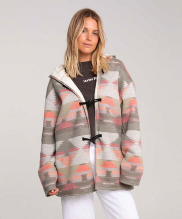 Hurley Trench Jacket - Dark Grey Heather